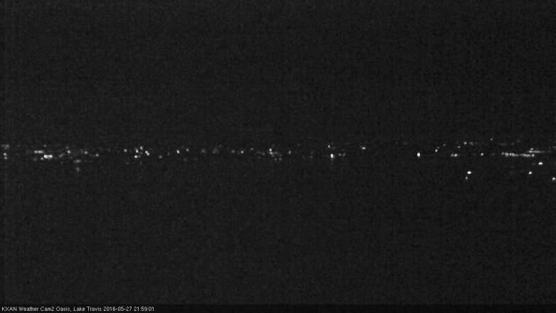 Lake Travis webcam, May 27, 2016 9:20 PM CT