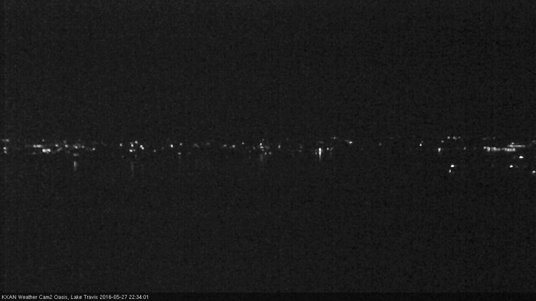 Lake Travis webcam, May 27, 2016 9:50 PM CT