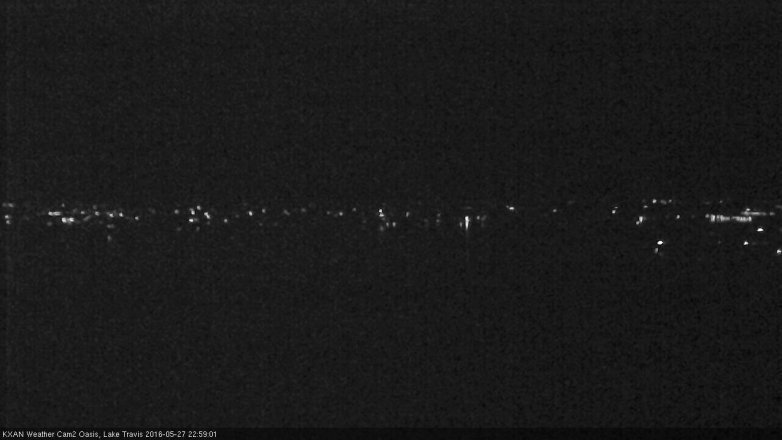 Lake Travis webcam, May 27, 2016 10:05 PM CT