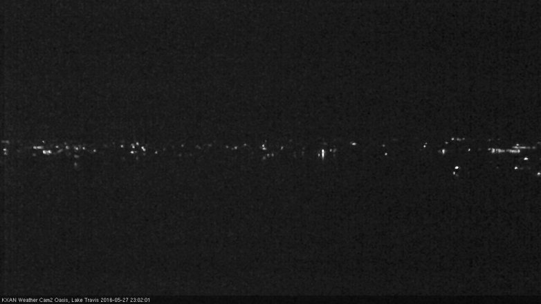 Lake Travis webcam, May 27, 2016 10:20 PM CT