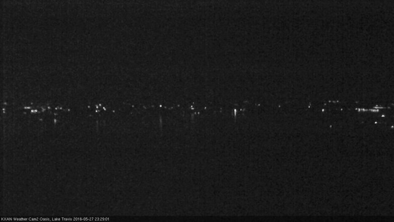 Lake Travis webcam, May 27, 2016 10:50 PM CT