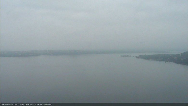 Lake Travis webcam, May 28, 2016 9:00 AM CT