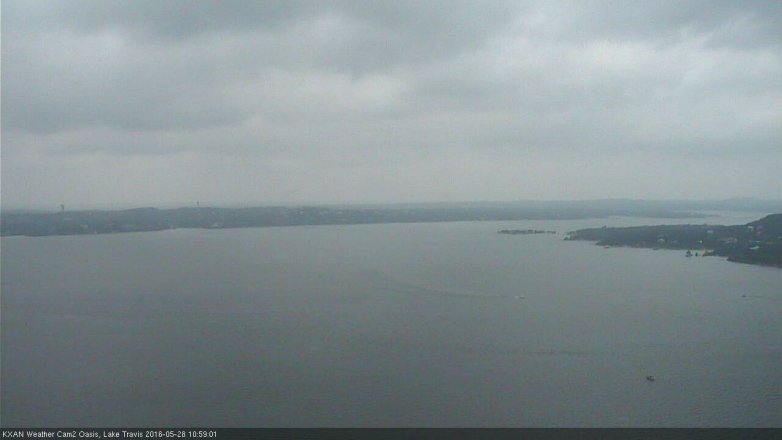 Lake Travis webcam, May 28, 2016 10:25 AM CT