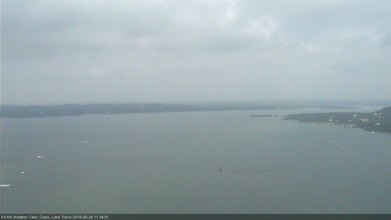 Lake Travis webcam, May 28, 2016 10:40 AM CT