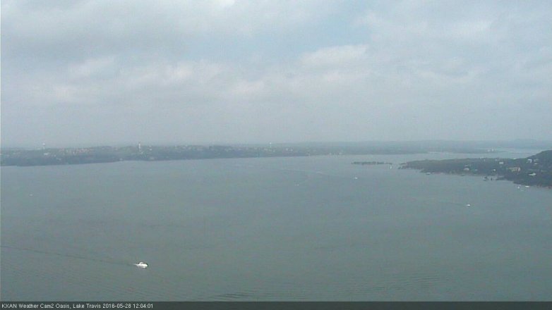 Lake Travis webcam, May 28, 2016 11:10 AM CT