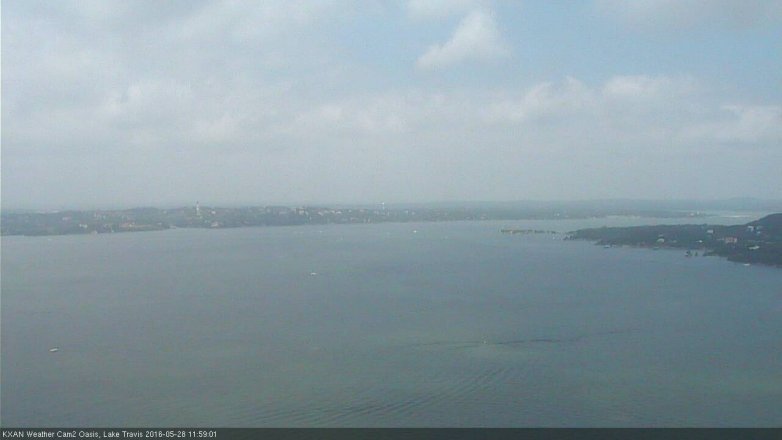 Lake Travis webcam, May 28, 2016 11:15 AM CT