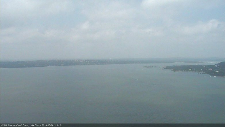 Lake Travis webcam, May 28, 2016 11:20 AM CT