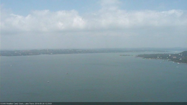 Lake Travis webcam, May 28, 2016 11:50 AM CT