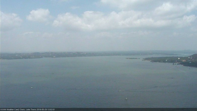 Lake Travis webcam, May 28, 2016 12:05 PM CT