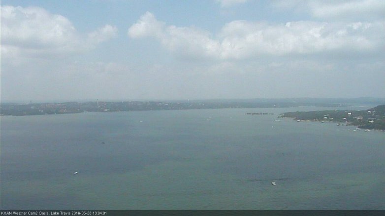 Lake Travis webcam, May 28, 2016 12:35 PM CT