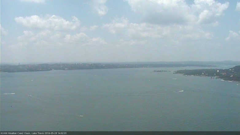 Lake Travis webcam, May 28, 2016 1:25 PM CT