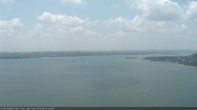Lake Travis webcam, May 28, 2016 1:30 PM CT