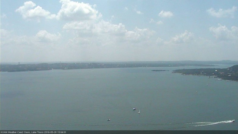 Lake Travis webcam, May 28, 2016 2:10 PM CT