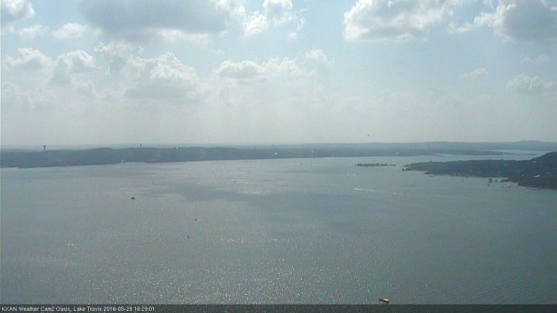 Lake Travis webcam, May 28, 2016 3:35 PM CT