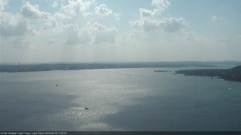 Lake Travis webcam, May 28, 2016 4:10 PM CT