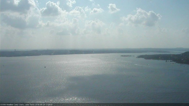 Lake Travis webcam, May 28, 2016 4:25 PM CT