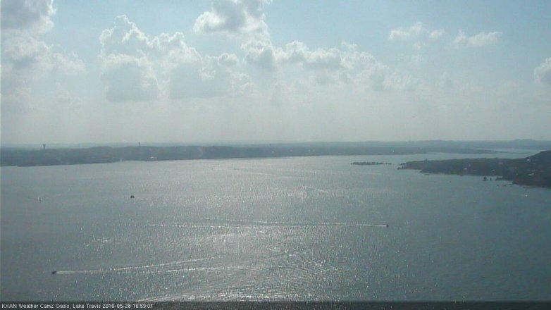 Lake Travis webcam, May 28, 2016 4:30 PM CT