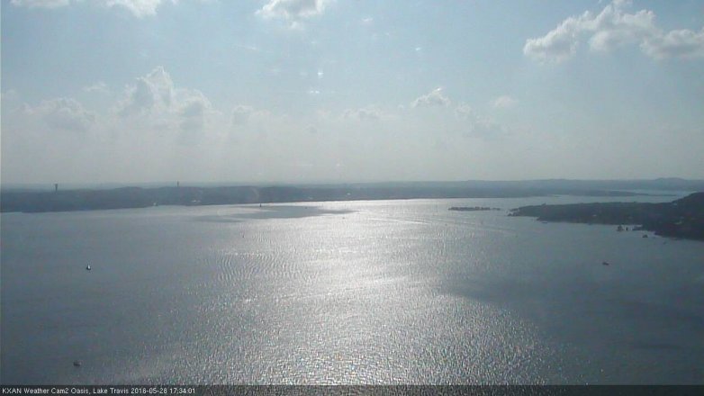 Lake Travis webcam, May 28, 2016 4:45 PM CT