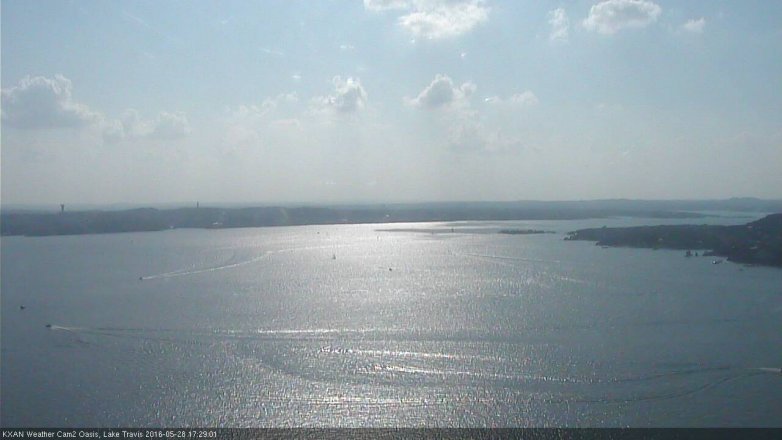 Lake Travis webcam, May 28, 2016 4:50 PM CT