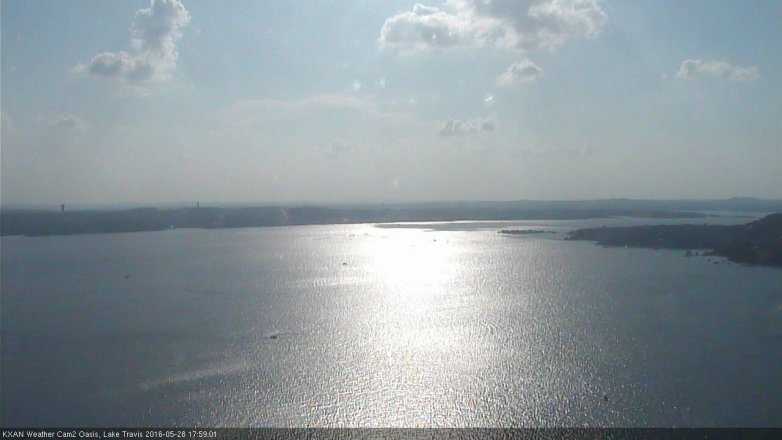 Lake Travis webcam, May 28, 2016 5:25 PM CT