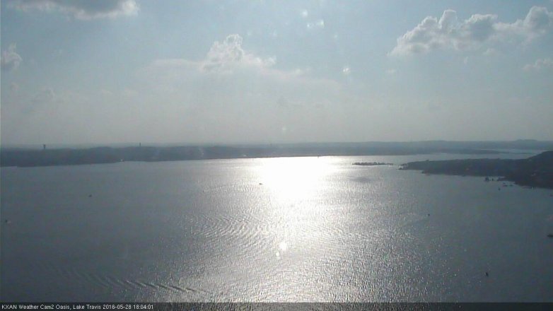 Lake Travis webcam, May 28, 2016 5:30 PM CT