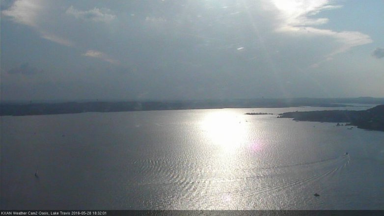 Lake Travis webcam, May 28, 2016 5:50 PM CT