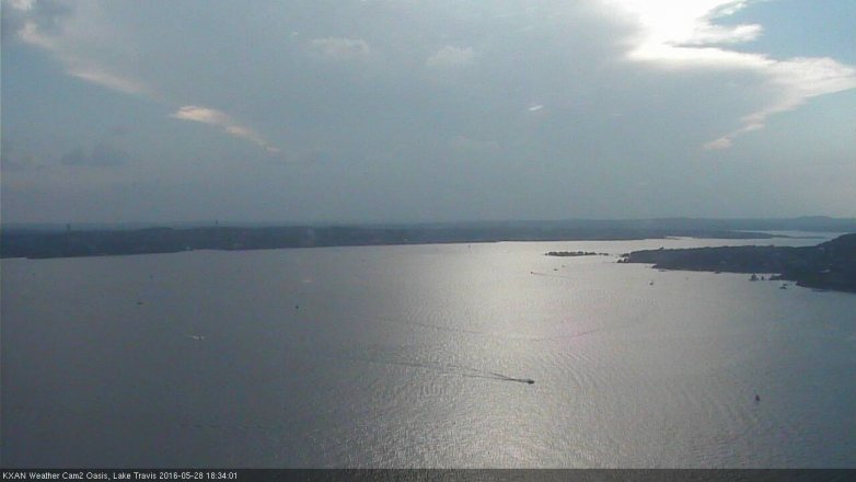 Lake Travis webcam, May 28, 2016 5:55 PM CT