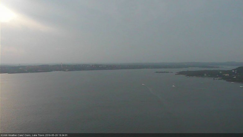 Lake Travis webcam, May 28, 2016 7:05 PM CT