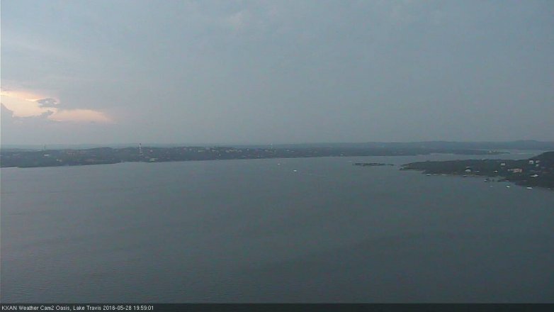 Lake Travis webcam, May 28, 2016 7:10 PM CT