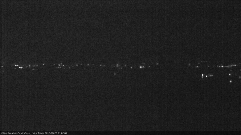 Lake Travis webcam, May 28, 2016 8:20 PM CT