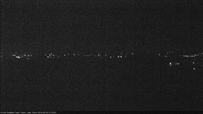Lake Travis webcam, May 28, 2016 8:45 PM CT
