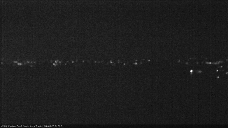 Lake Travis webcam, May 28, 2016 9:15 PM CT