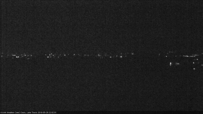 Lake Travis webcam, May 28, 2016 9:30 PM CT