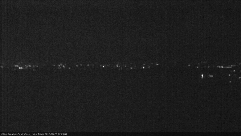 Lake Travis webcam, May 28, 2016 9:35 PM CT