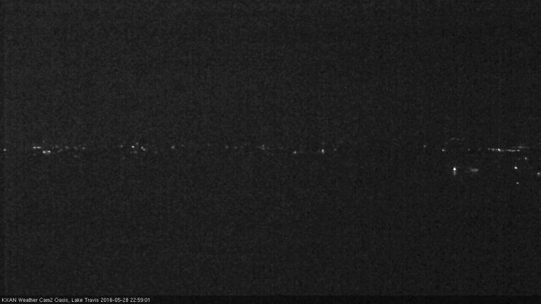 Lake Travis webcam, May 28, 2016 10:15 PM CT