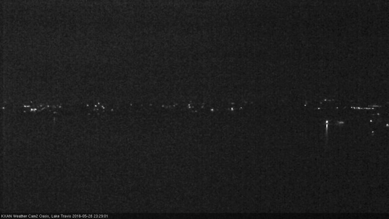 Lake Travis webcam, May 28, 2016 10:35 PM CT