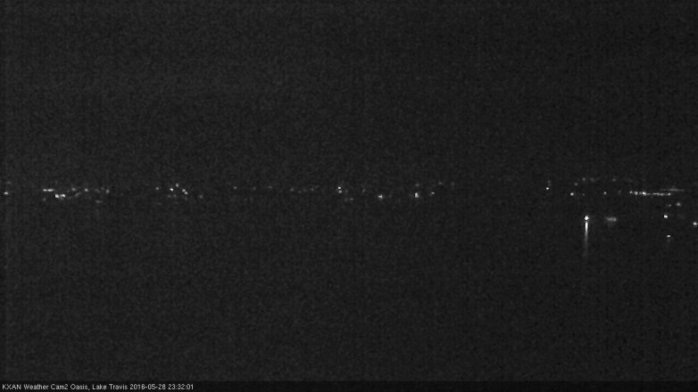 Lake Travis webcam, May 28, 2016 10:55 PM CT