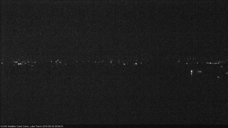 Lake Travis webcam, May 28, 2016 11:30 PM CT