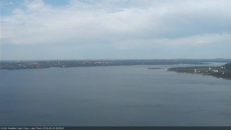 Lake Travis webcam, May 29, 2016 9:05 AM CT
