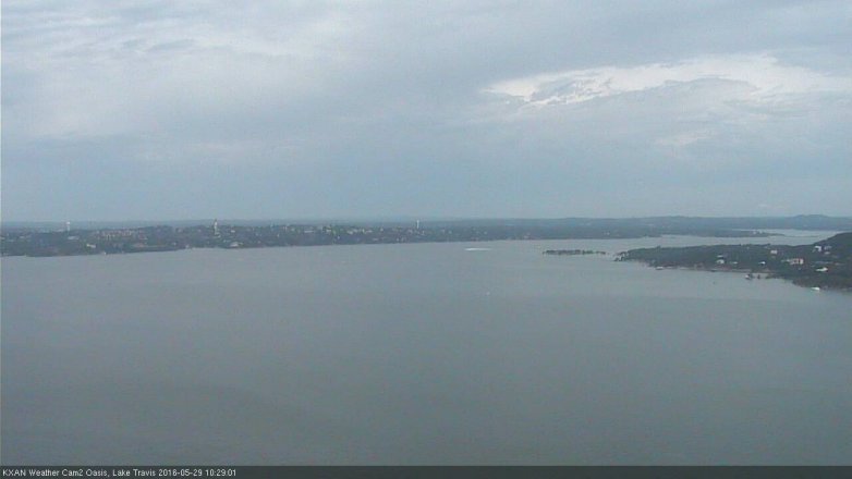 Lake Travis webcam, May 29, 2016 9:40 AM CT