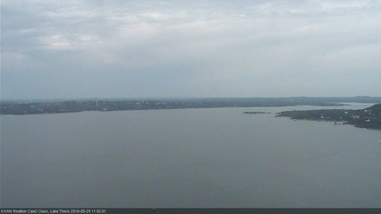 Lake Travis webcam, May 29, 2016 10:25 AM CT