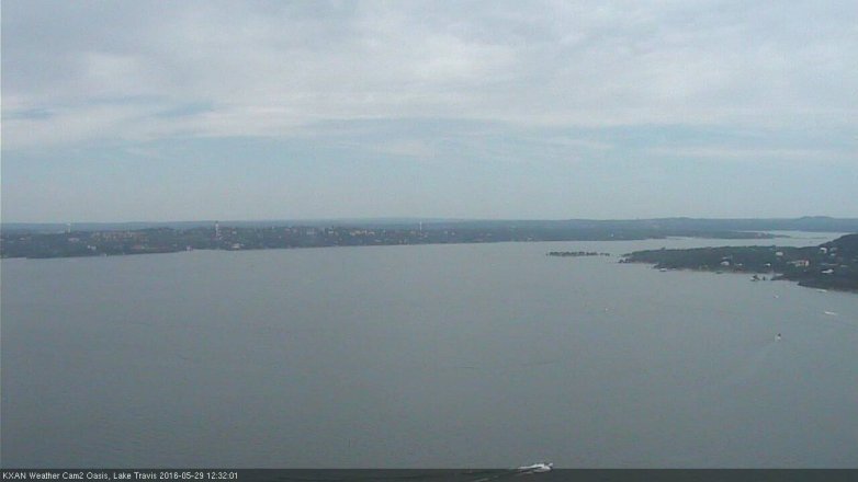 Lake Travis webcam, May 29, 2016 11:45 AM CT