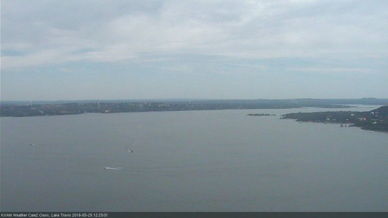 Lake Travis webcam, May 29, 2016 11:50 AM CT