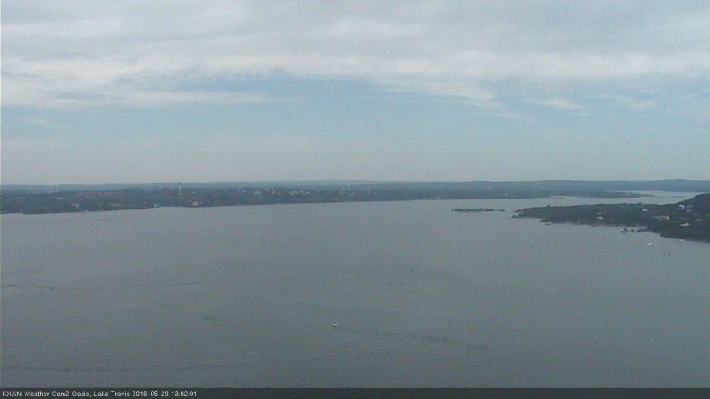 Lake Travis webcam, May 29, 2016 12:25 PM CT
