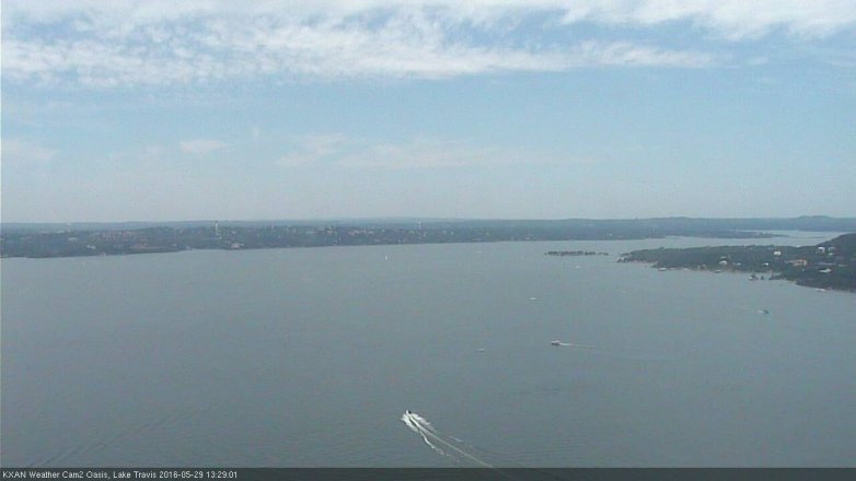 Lake Travis webcam, May 29, 2016 12:40 PM CT