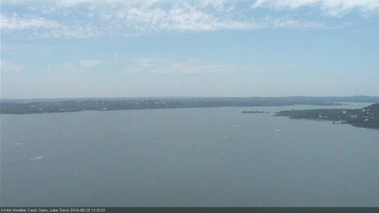 Lake Travis webcam, May 29, 2016 12:45 PM CT