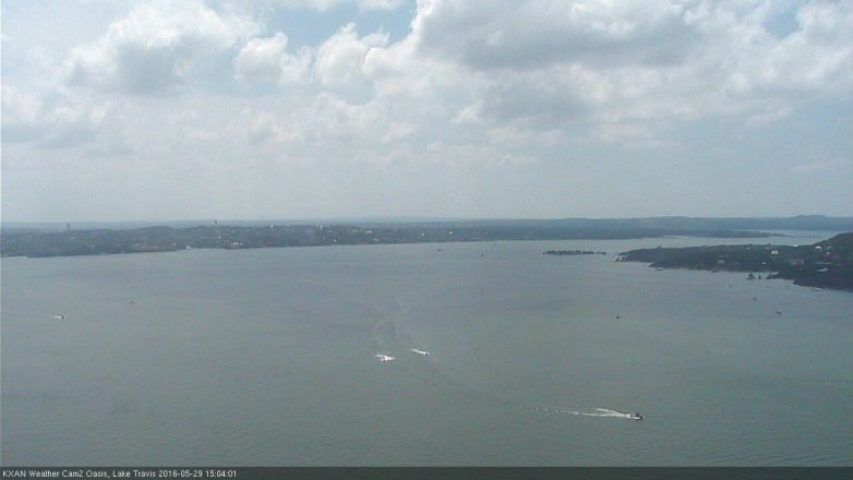 Lake Travis webcam, May 29, 2016 2:10 PM CT