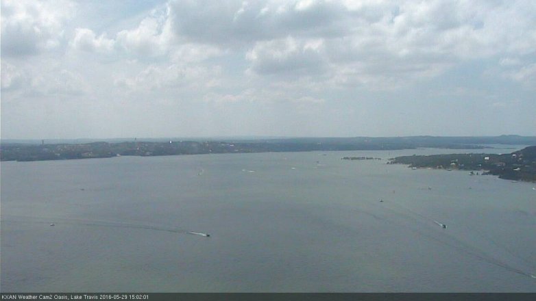 Lake Travis webcam, May 29, 2016 2:15 PM CT