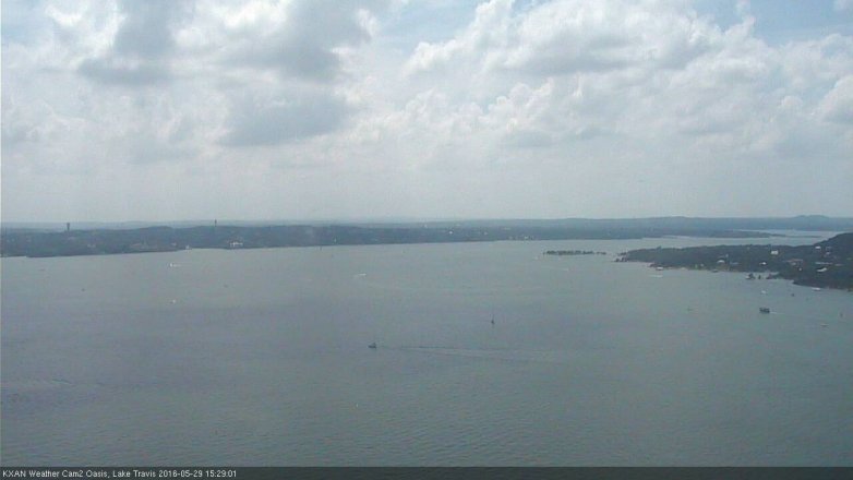 Lake Travis webcam, May 29, 2016 2:40 PM CT