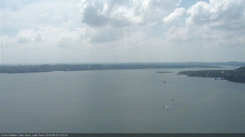Lake Travis webcam, May 29, 2016 2:55 PM CT